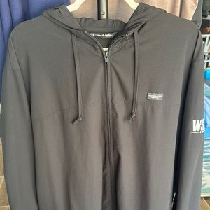 Travis Mathew WSOP Black Full-Zip Hooded Hoodie Jacket XXL
